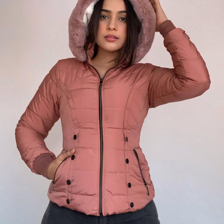 Chaqueta ovejera capota peluche N99A