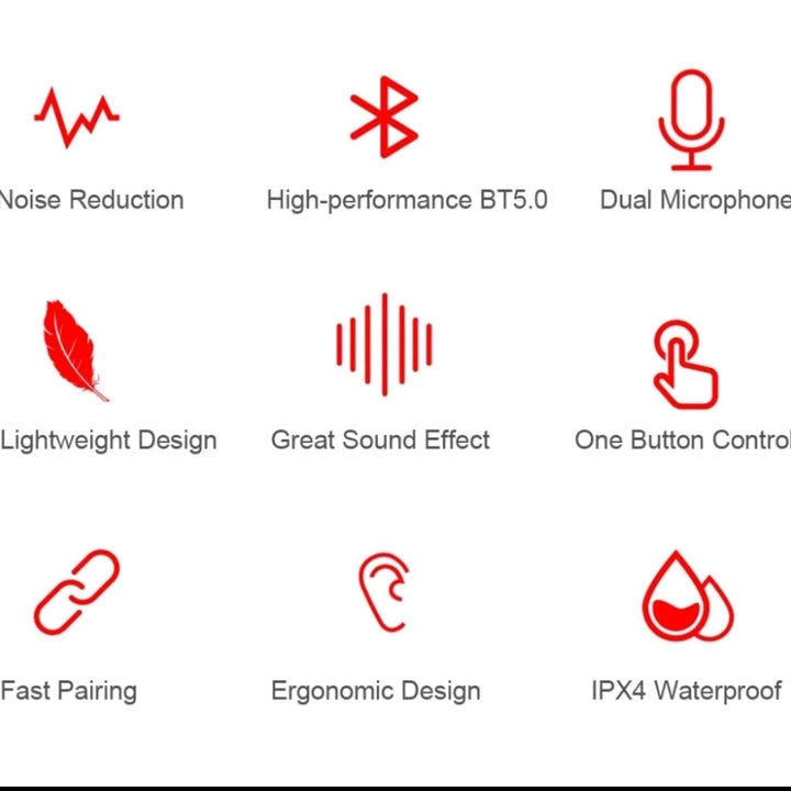 Audífonos Inalámbricos Bluetooth 5.0 Con